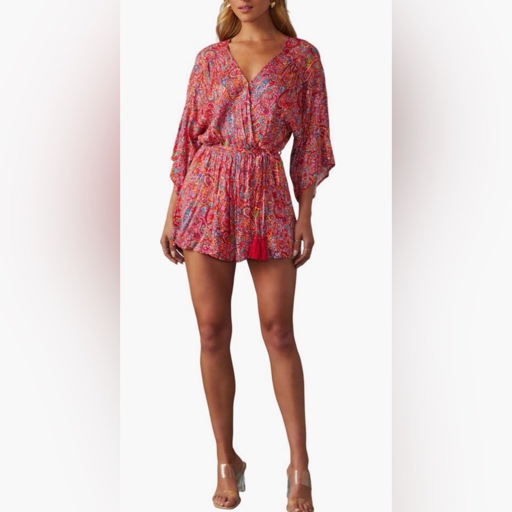 VICI Paisley Romper NWOT
